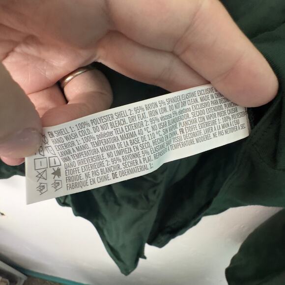 Forever 21 Emerald Green Deep V-Neck 3X Bodysuit NWT - Picture 4 of 5